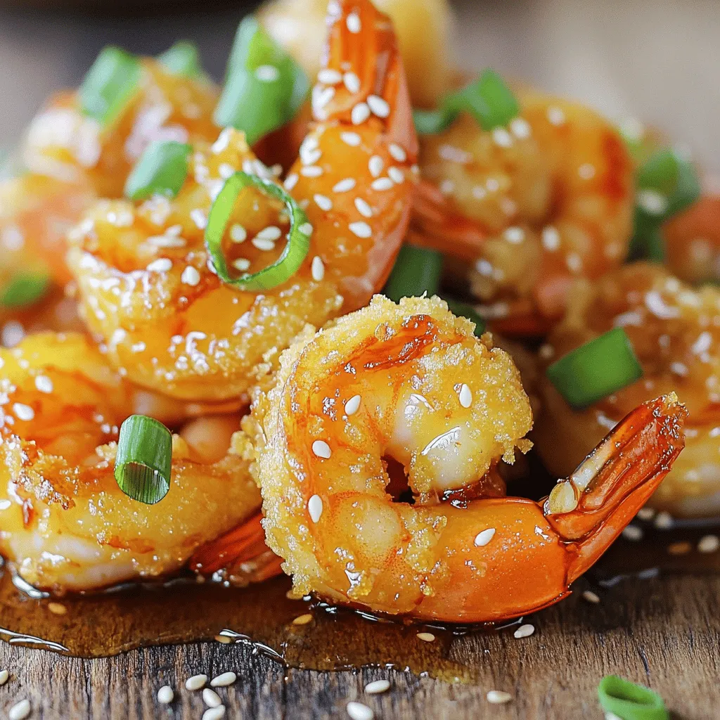 Crispy Honey Garlic Shrimp Air Fryer Delight