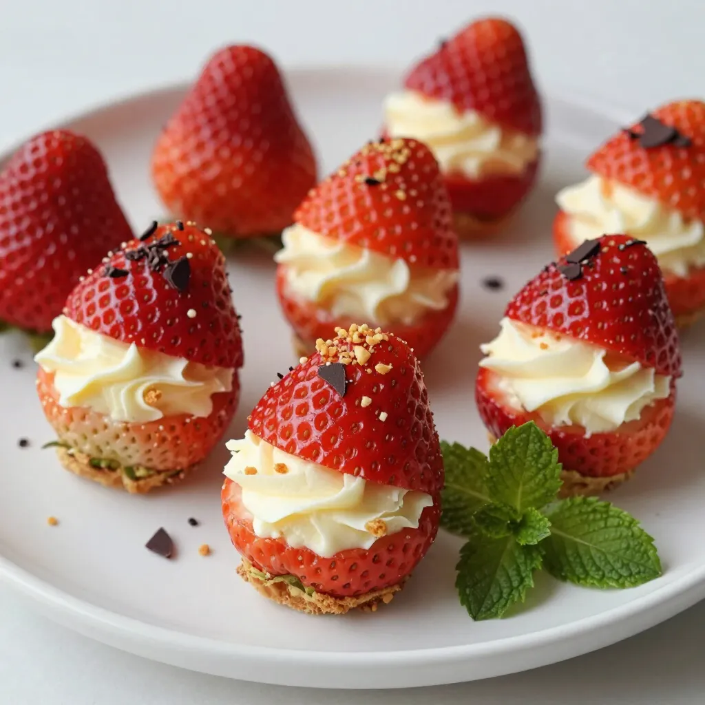 Cheesecake Stuffed Strawberries Delightful and Easy Recipe