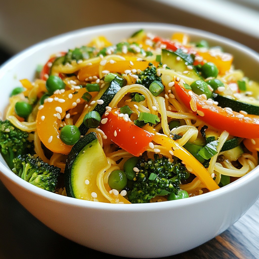 Healthy Noodles Quinoa and Veggie Stir-Fry Delight