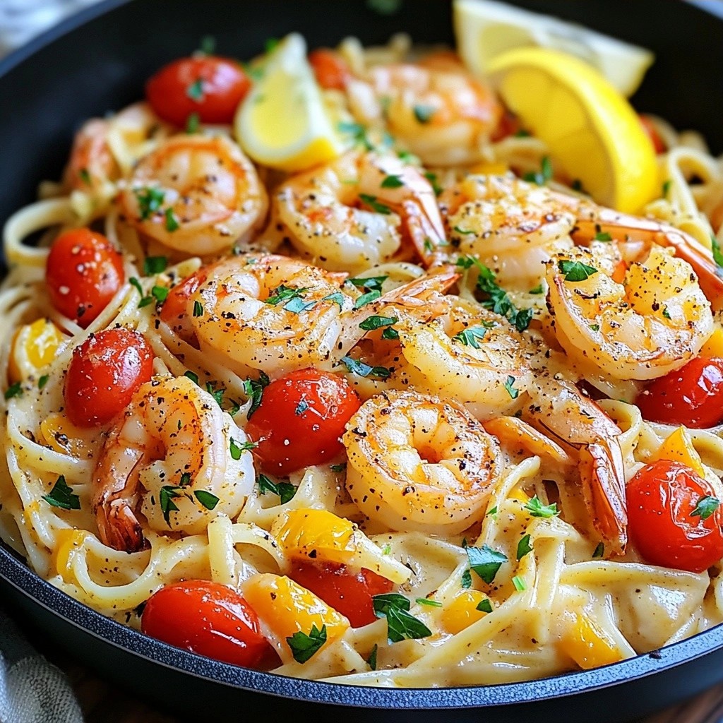 One-Pan Meals Spicy Cajun Shrimp Linguine Delight