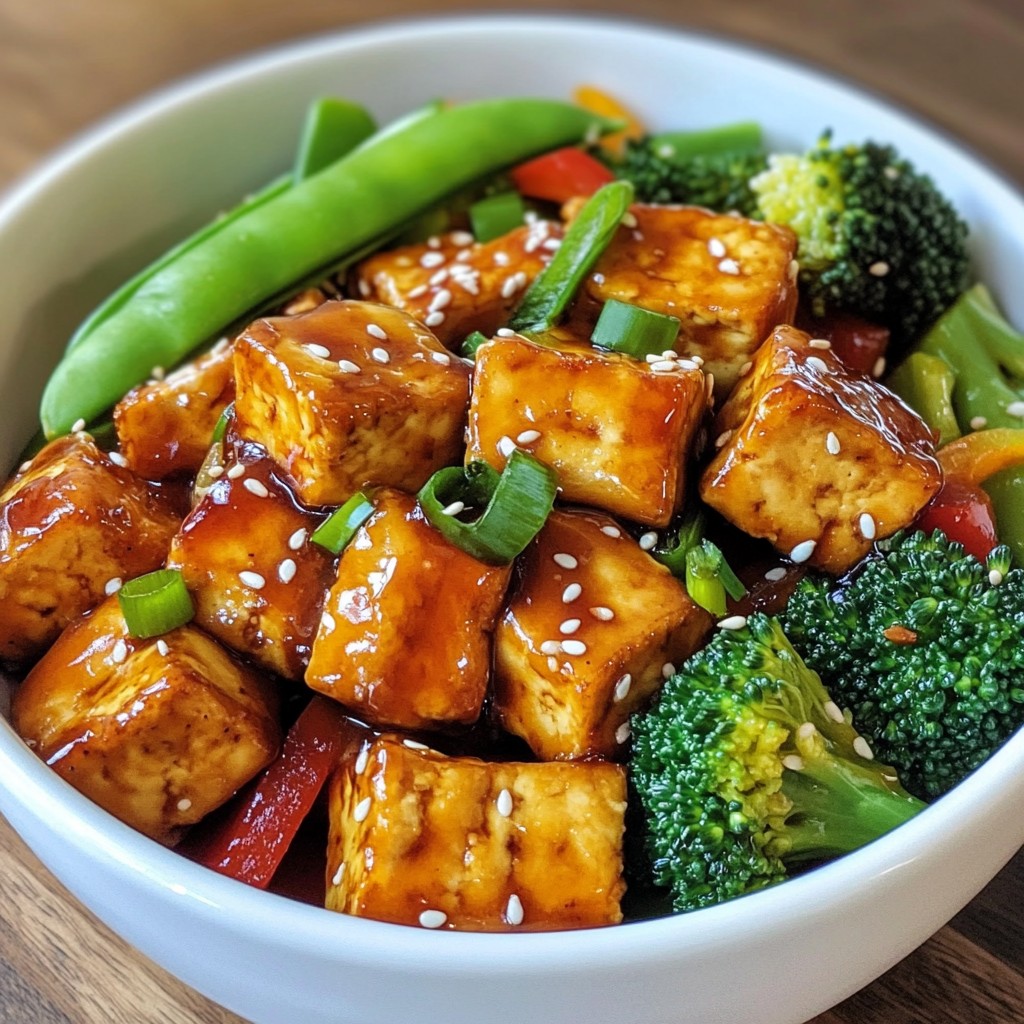 Savory Noodle Dishes Teriyaki Tofu Stir-Fry Recipe