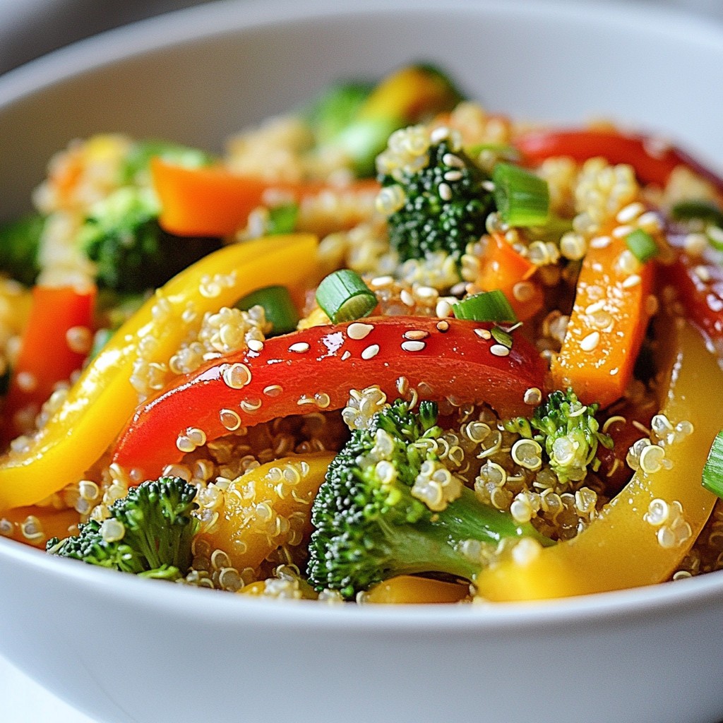 Healthy Noodles Quinoa and Veggie Stir-Fry Recipe