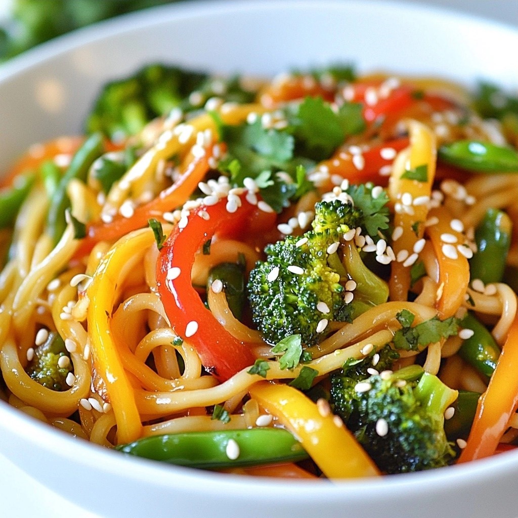 Healthy Noodles Teriyaki Veggie Stir-Fry Recipe