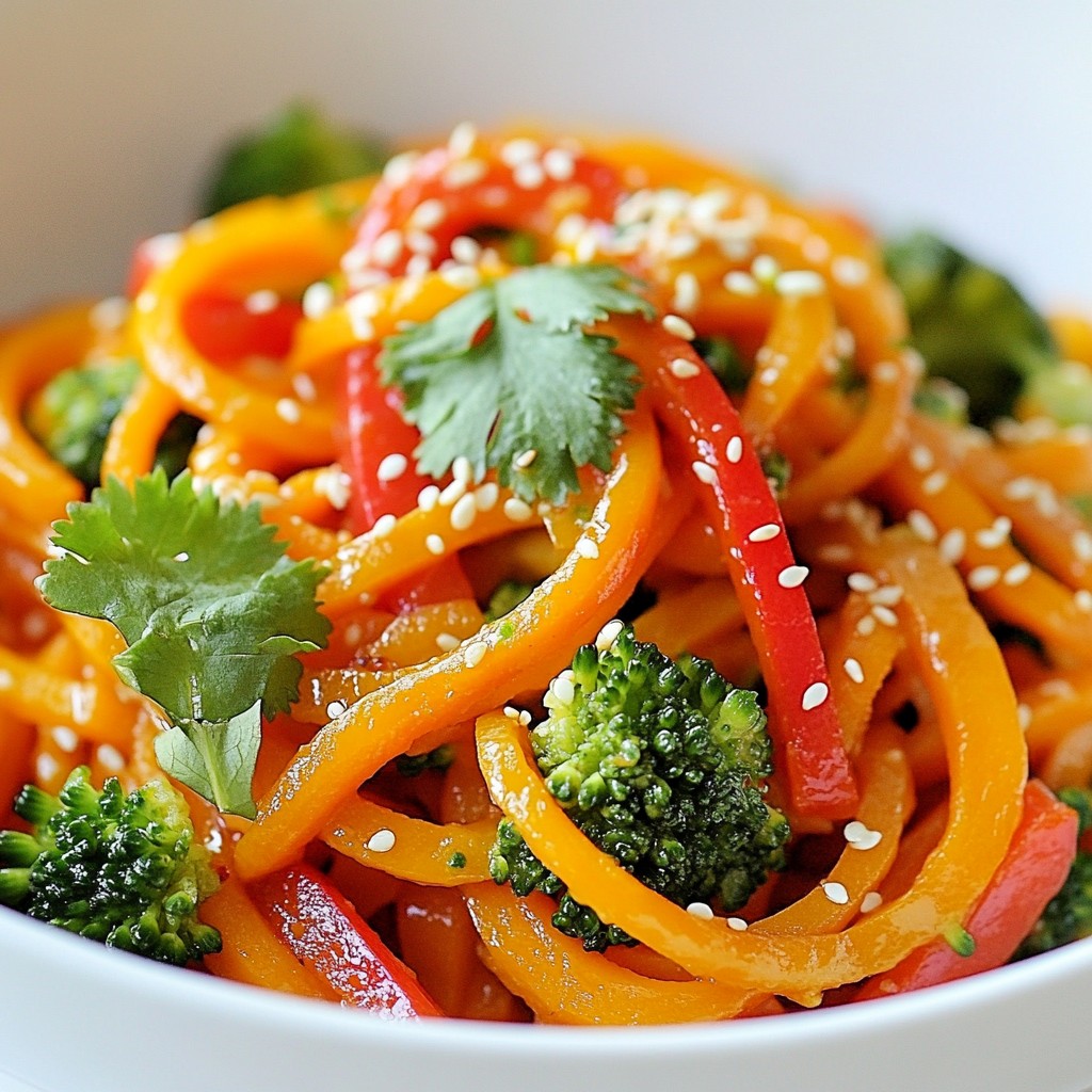 Healthy Noodles Sweet Potato Noodle Stir-Fry Recipe